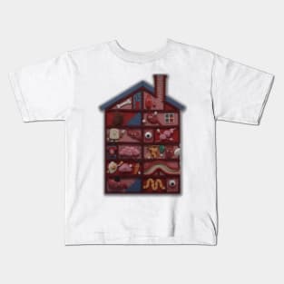 Don't Hug Me I'm Scared - Food House Kids T-Shirt